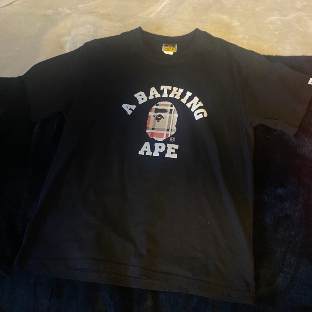 A Bathing Ape Black Graphic T-Shirt